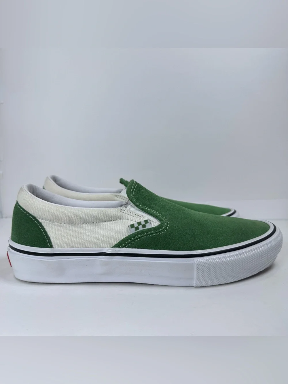 Vans Off The Wall Skate Slip-On Juniper / White VN0A5FCA3JD Shoes Men’s Size 9
